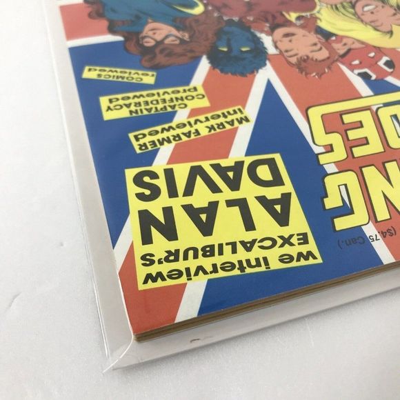 Fantagraphics Amazing Heroes #193 Rare Alan Davis Mark Farmer Comic Magazine - Picture 8 of 9